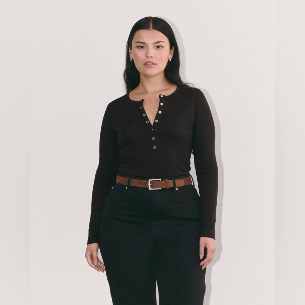 Everlane luxe rib Henley